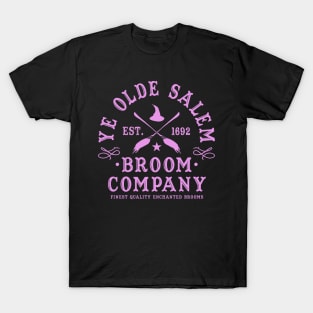 Wiccan Occult Witchcraft Salem Broom Company T-Shirt